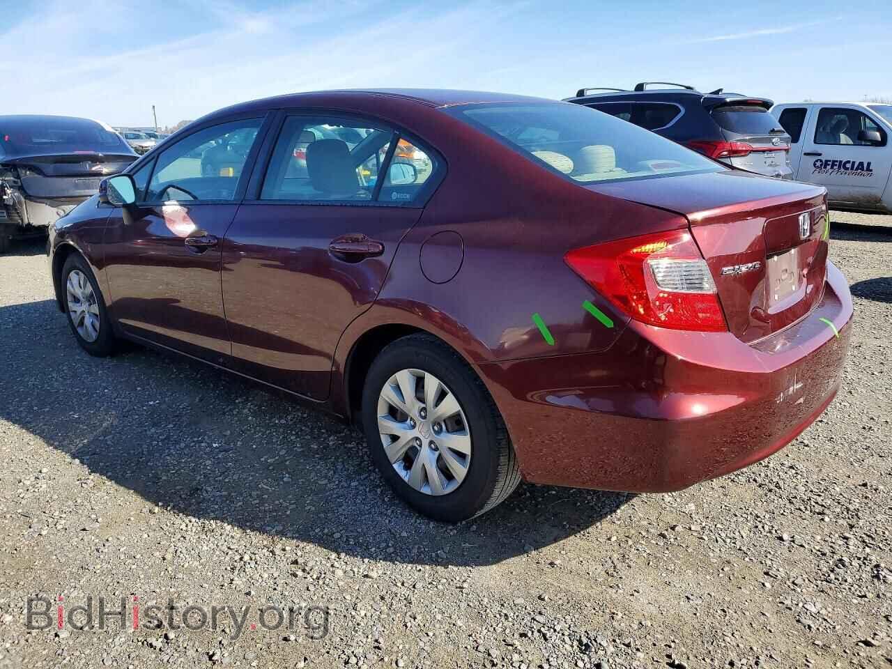 2012 HONDA CIVIC - VIN: 19XFB2F52CE358666 - Фото 2