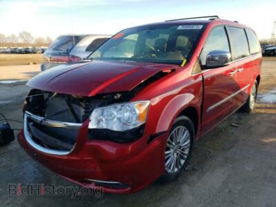 2014 Chrysler MINIVAN Town & COU, burgundy — VIN 2C4RC1CGXER201530, Copart