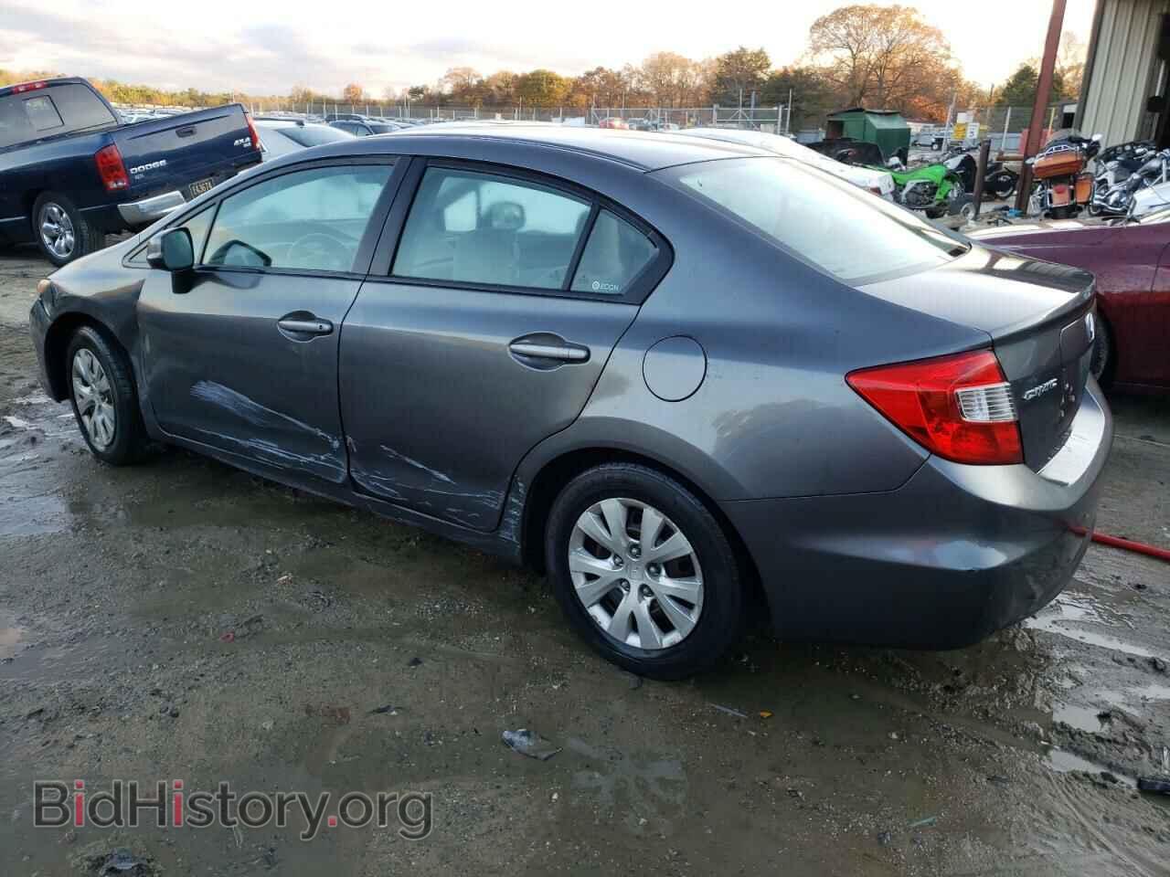 2012 HONDA CIVIC - VIN: 2HGFB2F54CH313735 - Фото 2