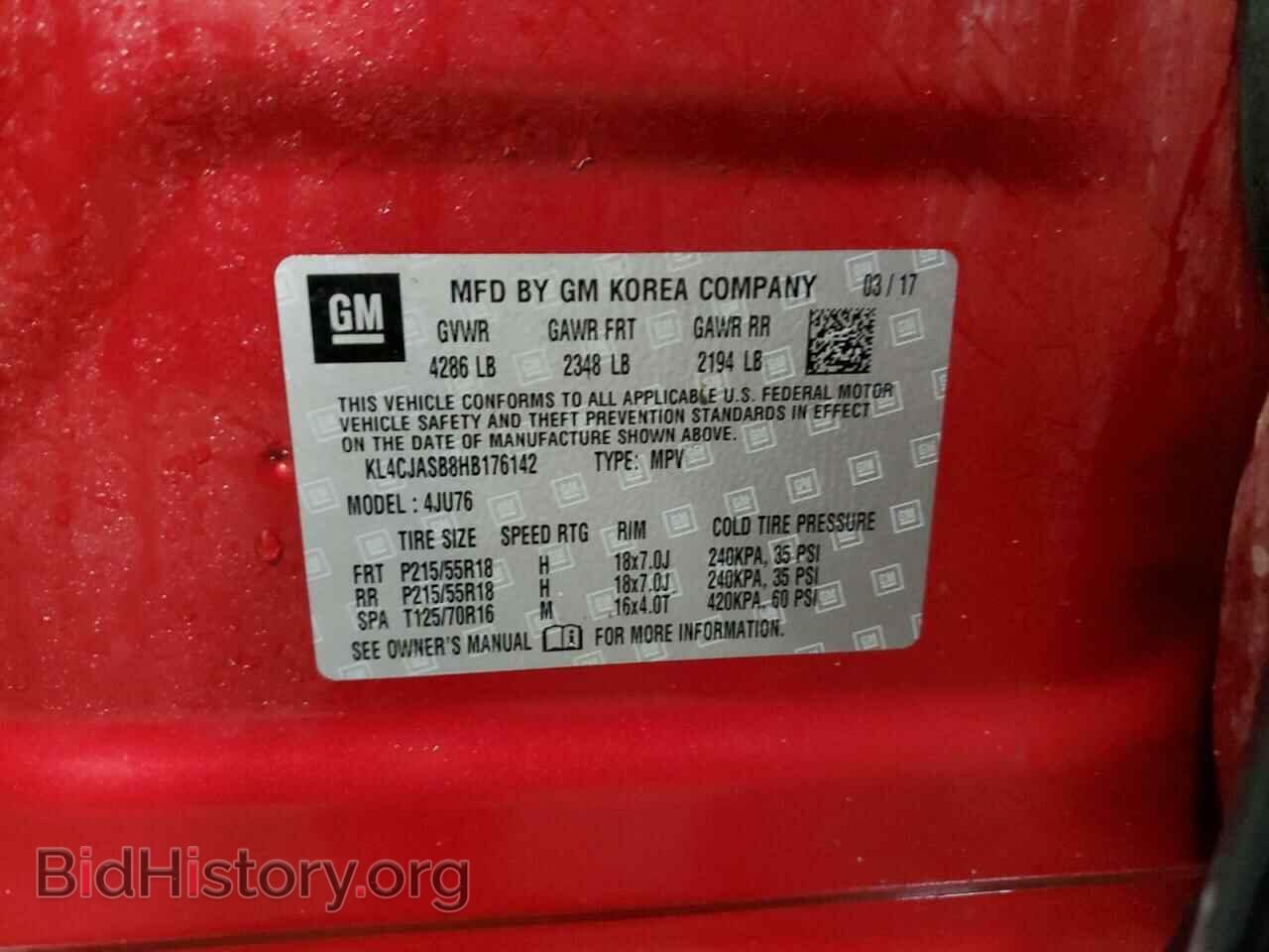 2017 BUICK ENCORE - VIN: KL4CJASB8HB176142 - Photo 12