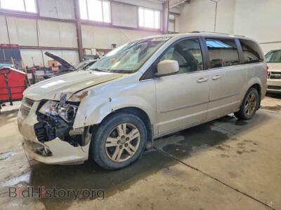 2012 Dodge CARAVAN Crew, silver — VIN 2C4RDGDG8CR154865, Copart