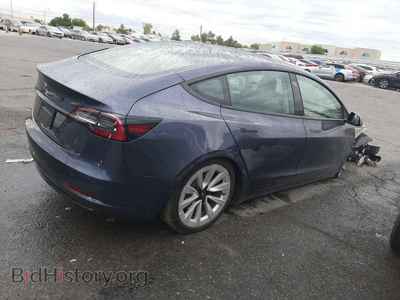 2022 TESLA MODEL 3 - VIN: 5YJ3E1EA9NF370037 - Фото 3