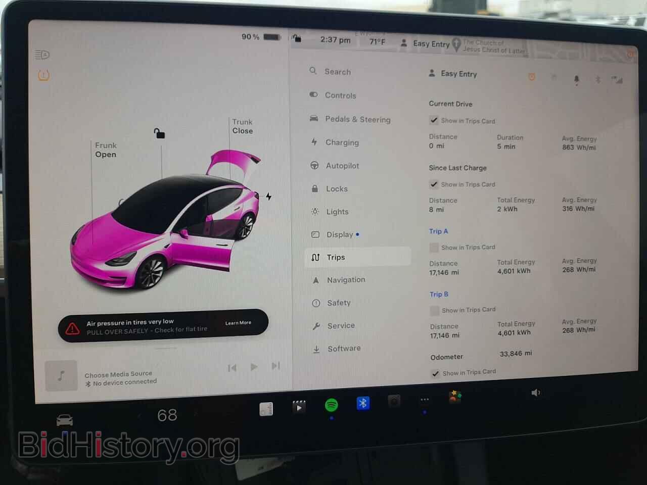 2022 TESLA MODEL 3 - VIN: 5YJ3E1EA9NF370037 - Фото 9