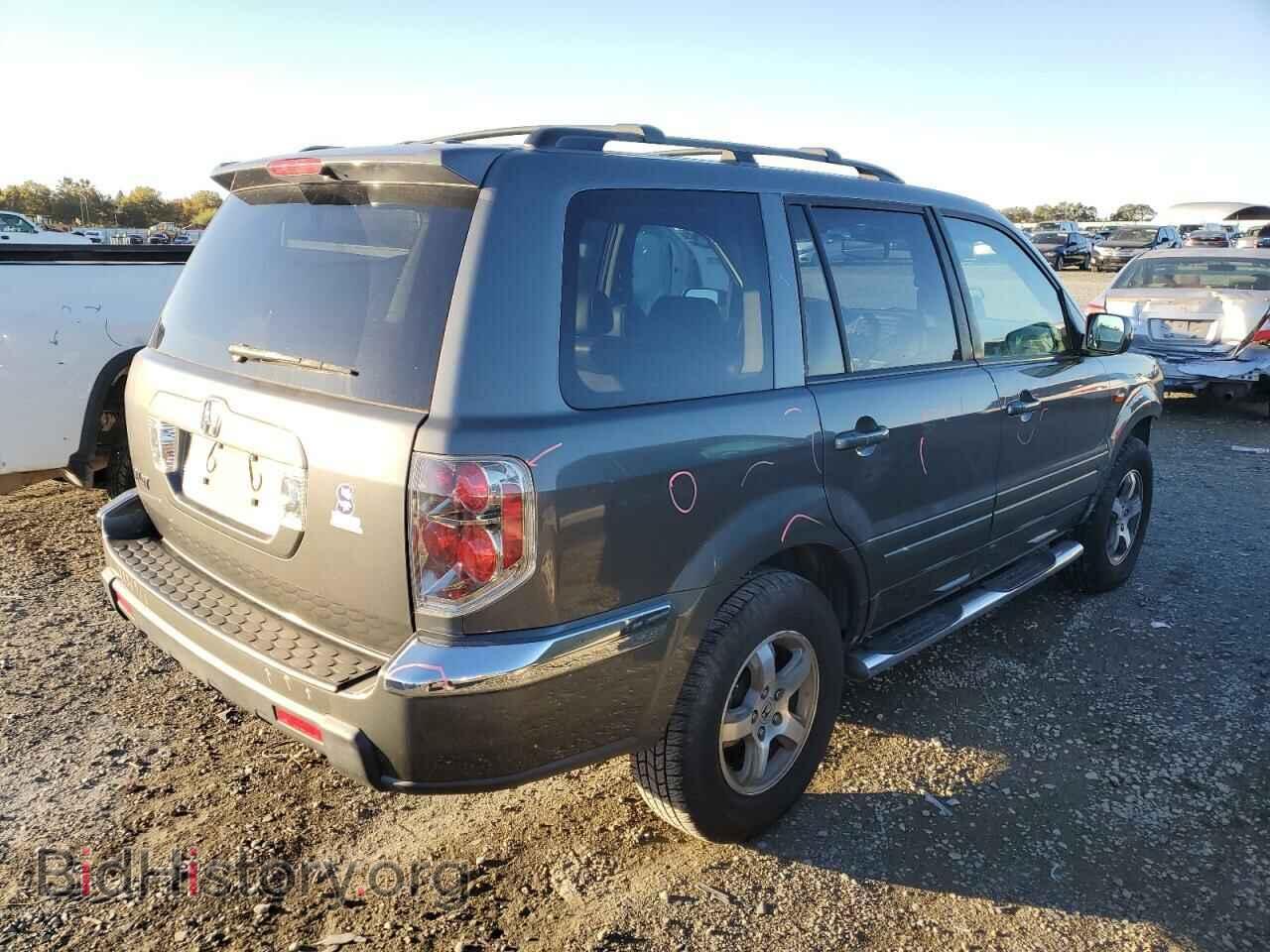 2007 HONDA PILOT - VIN: 5FNYF28587B033370 - Фото 3