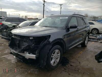 2023 Ford EXPLORER XLT, серый — VIN 1FMSK8DH3PGB71663, Copart