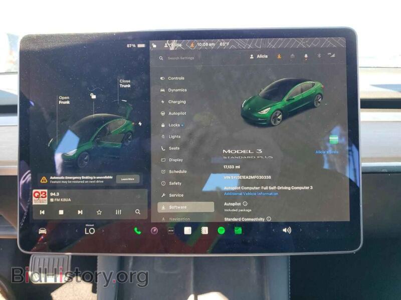 2021 Tesla MODEL 3 (VIN 5YJ3E1EA2MF030338) — фото 9 из 15