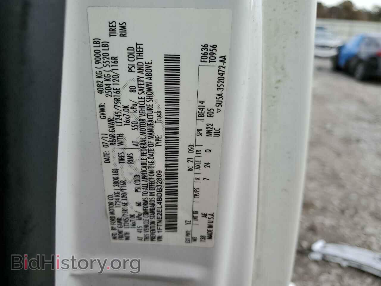 2011 FORD ALL Models - VIN: 1FTNE2EL4BDB32809 - Photo 13
