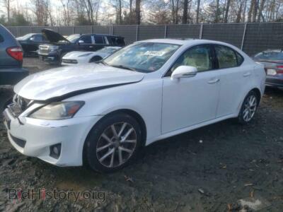2011 Lexus IS IS 350, white — VIN JTHCE5C22B5000417, Copart
