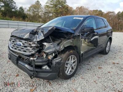 2021 Ford EDGE Edge SEL, black — VIN 2FMPK4J98MBA54627, Copart