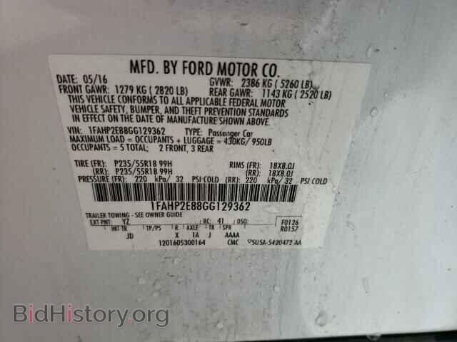 2016 FORD TAURUS - VIN: 1FAHP2E88GG129362 - Photo 13