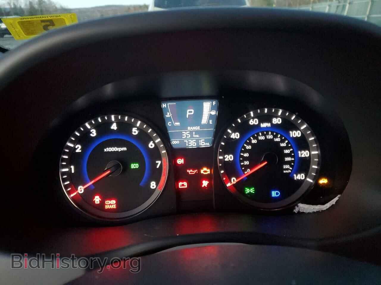 2014 HYUNDAI ACCENT - VIN: KMHCU5AE3EU184144 - Фото 9