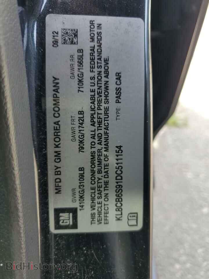2013 CHEVROLET SPARK - VIN: KL8CB6S91DC511154 - Фото 13