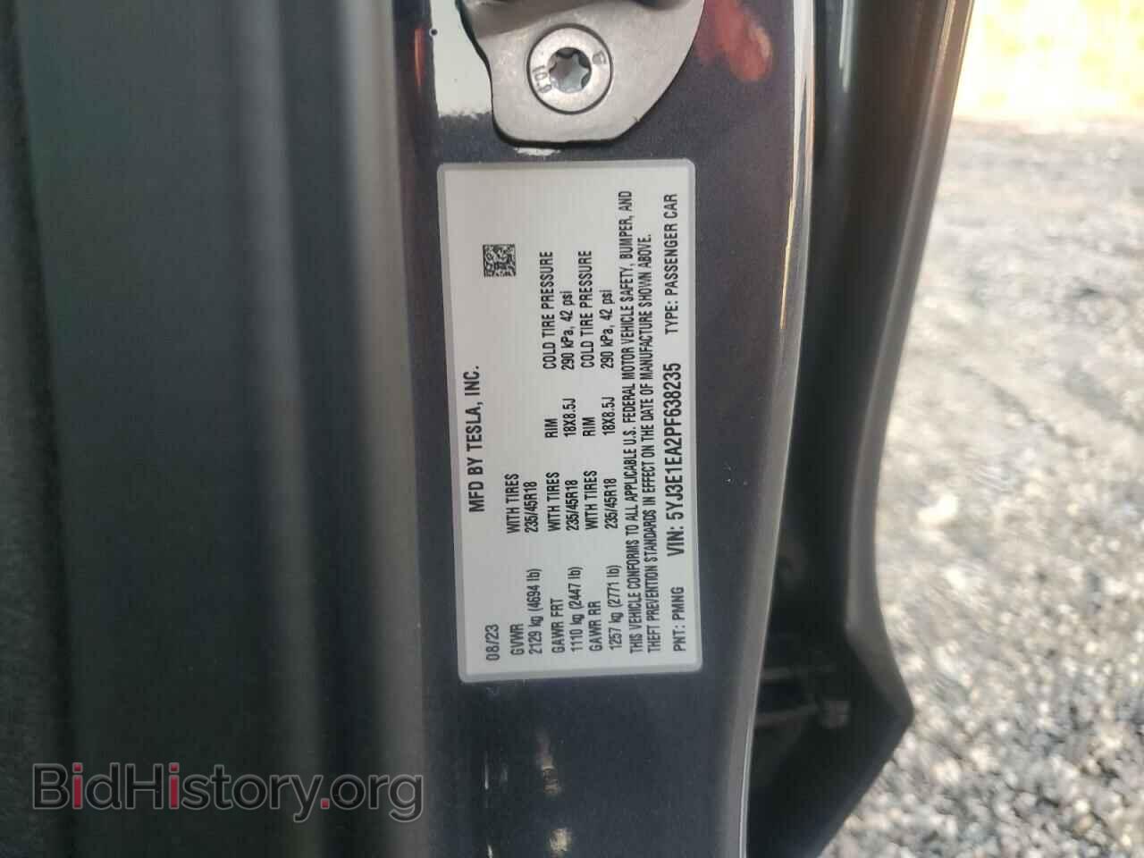 2023 TESLA MODEL 3 - VIN: 5YJ3E1EA2PF638235 - Photo 12