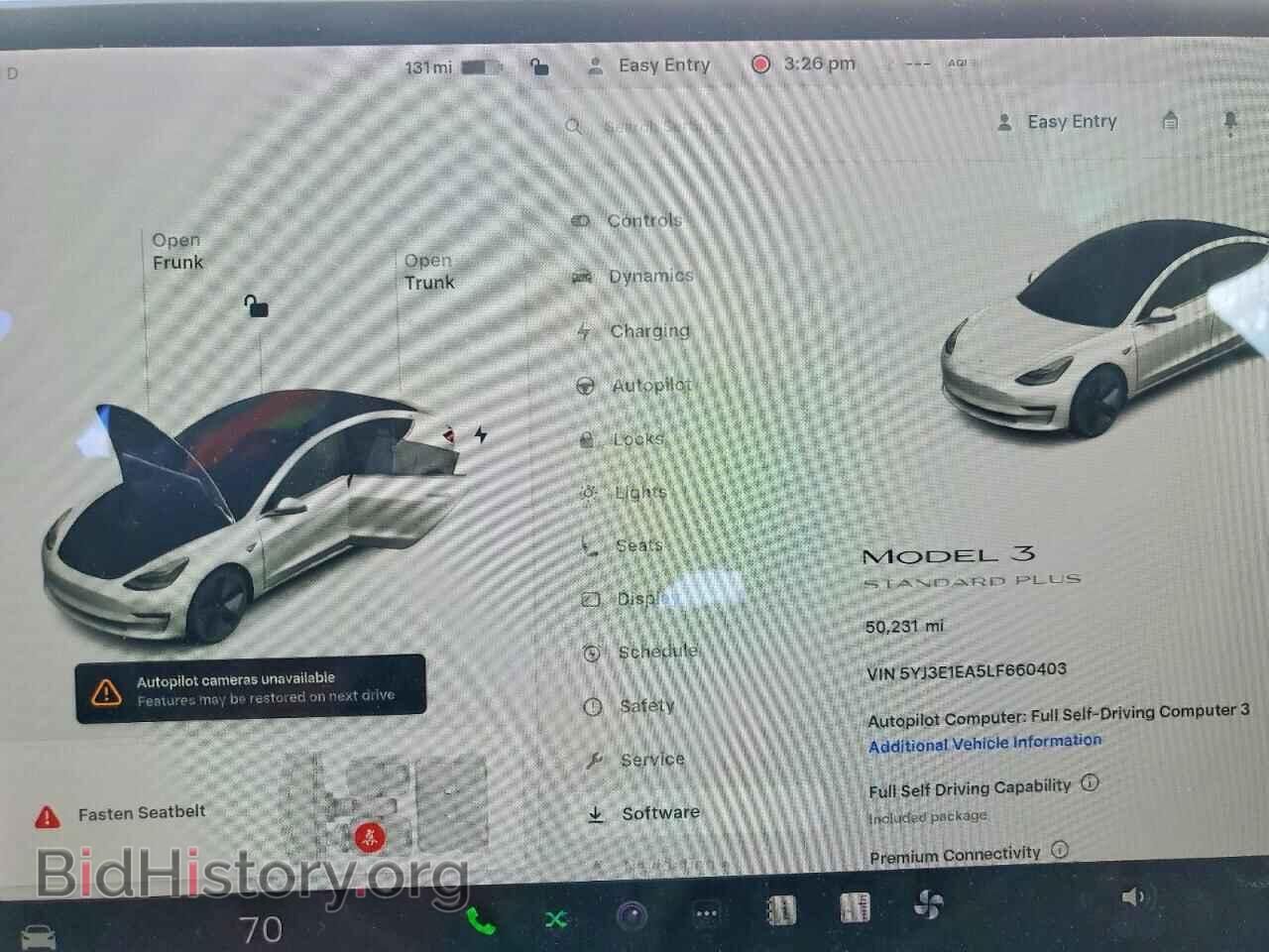 2020 TESLA MODEL 3 - VIN: 5YJ3E1EA5LF660403 - Фото 9