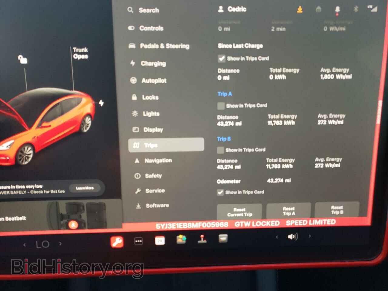 2021 TESLA MODEL 3 - VIN: 5YJ3E1EB8MF005968 - Photo 9