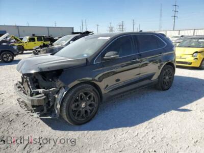 2015 Ford EDGE Titanium, черный — VIN 2FMTK3K84FBB03355, Copart