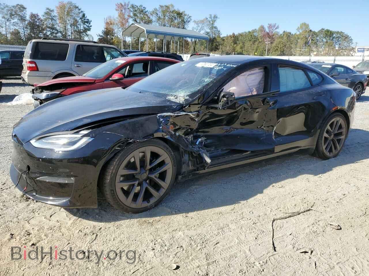 Photo 5YJSA1E5XMF433431 - TESLA MODEL S 2021