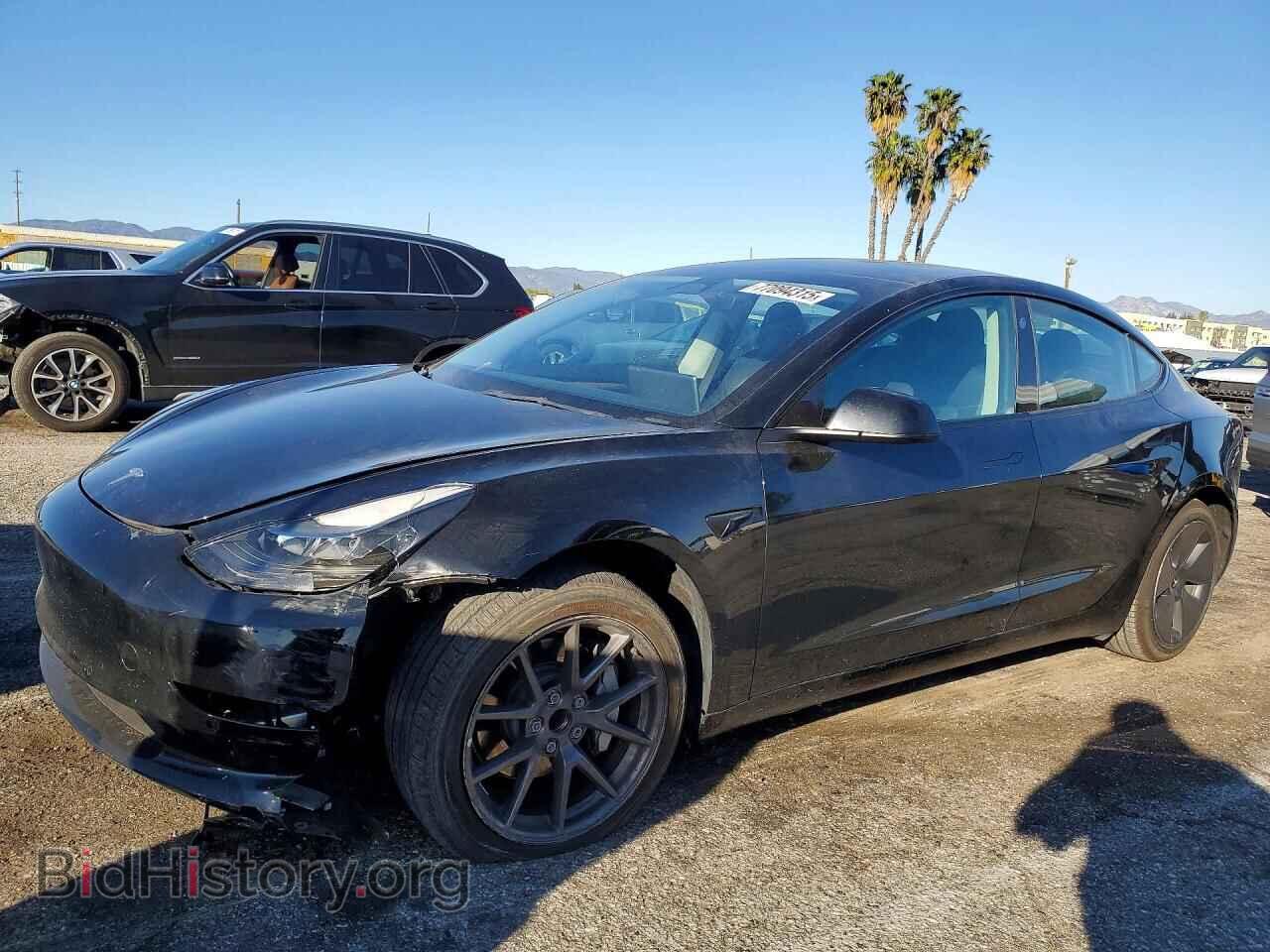 Photo 5YJ3E1EA4NF373363 - TESLA MODEL 3 2022
