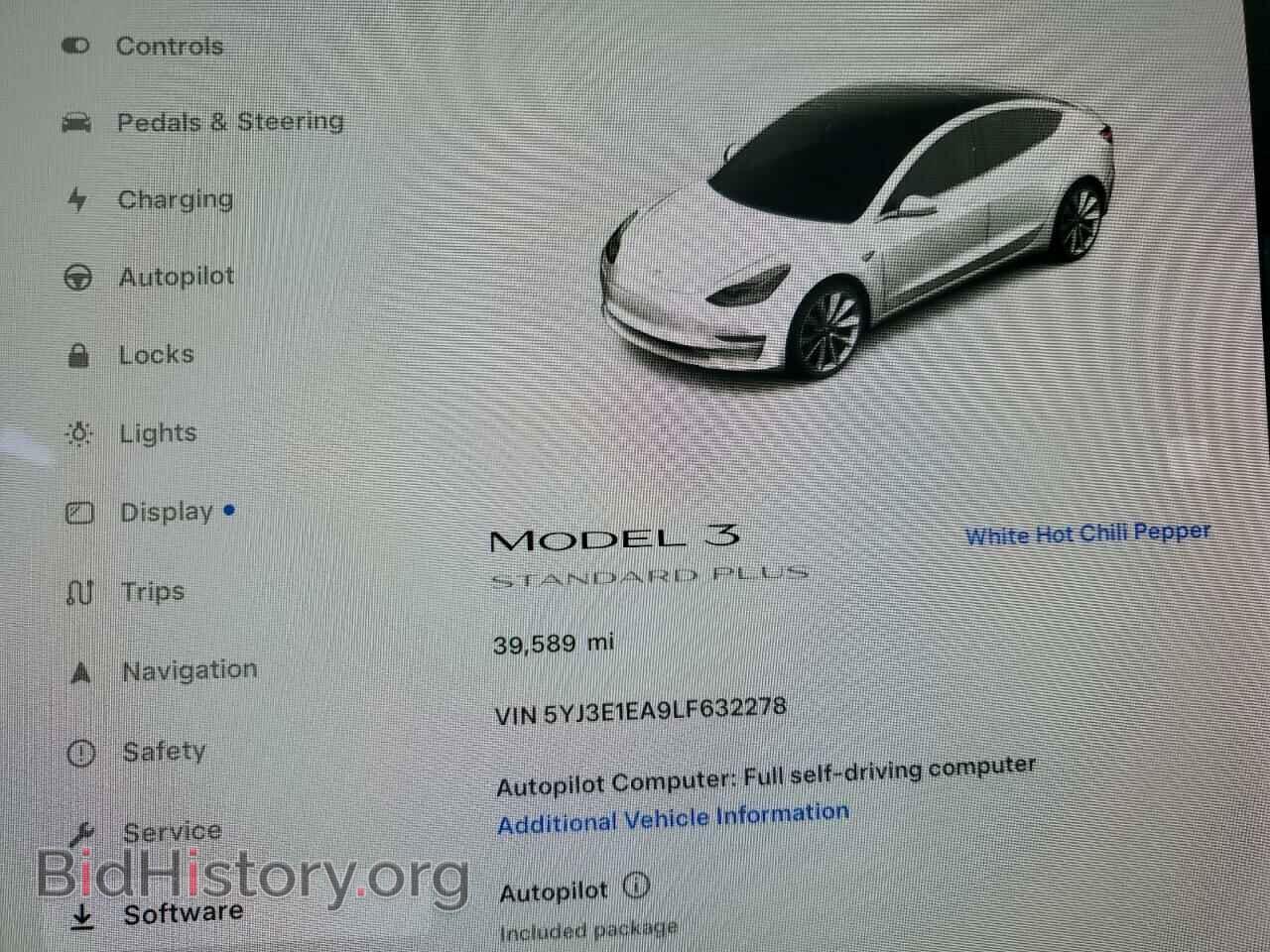 2020 TESLA MODEL 3 - VIN: 5YJ3E1EA9LF632278 - Фото 9