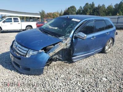 2010 Ford EDGE Sport, синий — VIN 2FMDK3AC7ABA13541, Copart