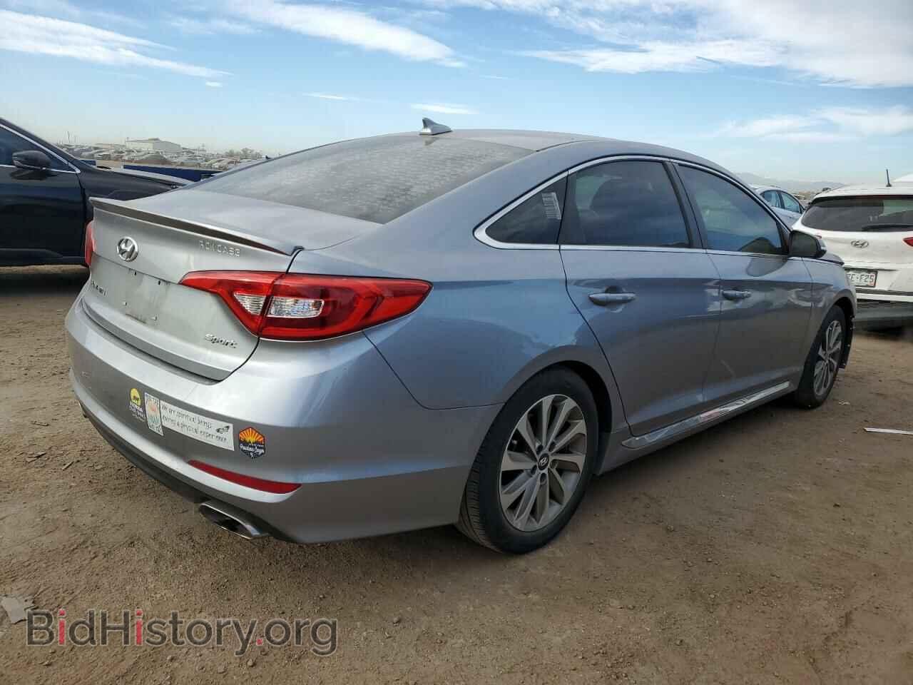 2017 HYUNDAI SONATA - VIN: 5NPE34AF6HH450421 - Фото 3