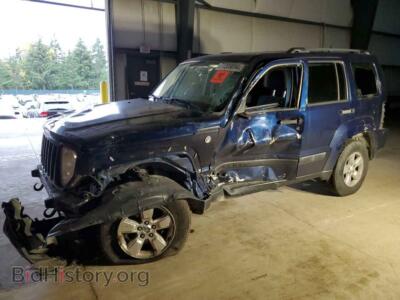 2012 Jeep LIBERTY Sport, синий — VIN 1C4PJMAK0CW215527, Copart