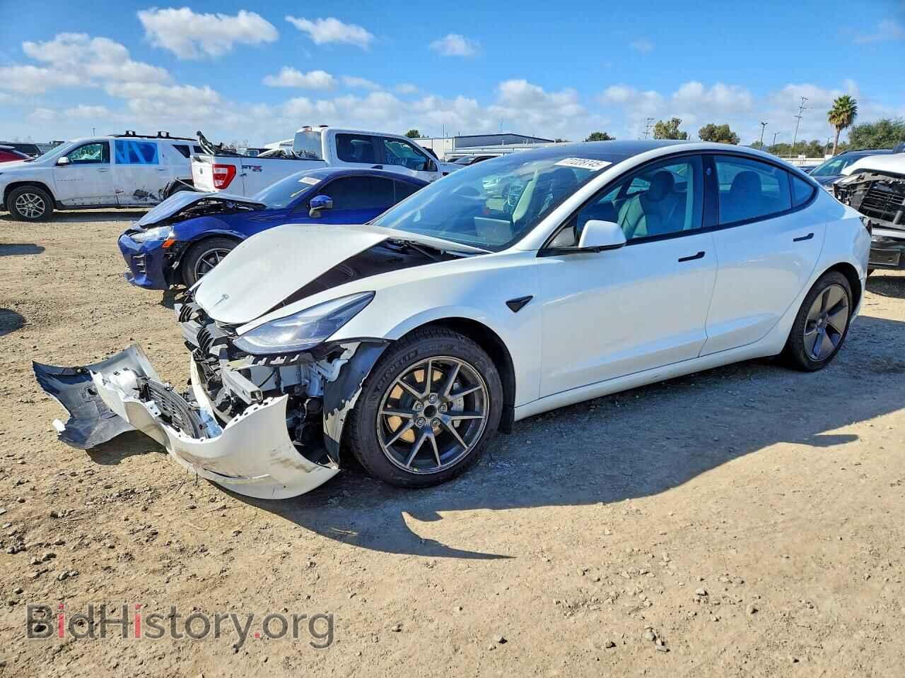 Photo 5YJ3E1EA3MF076972 - TESLA MODEL 3 2021