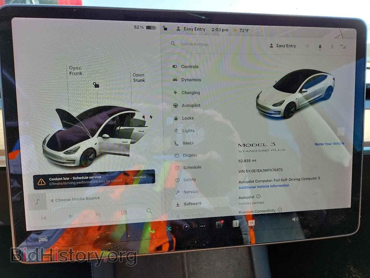2021 TESLA MODEL 3 - VIN: 5YJ3E1EA3MF076972 - Фото 9