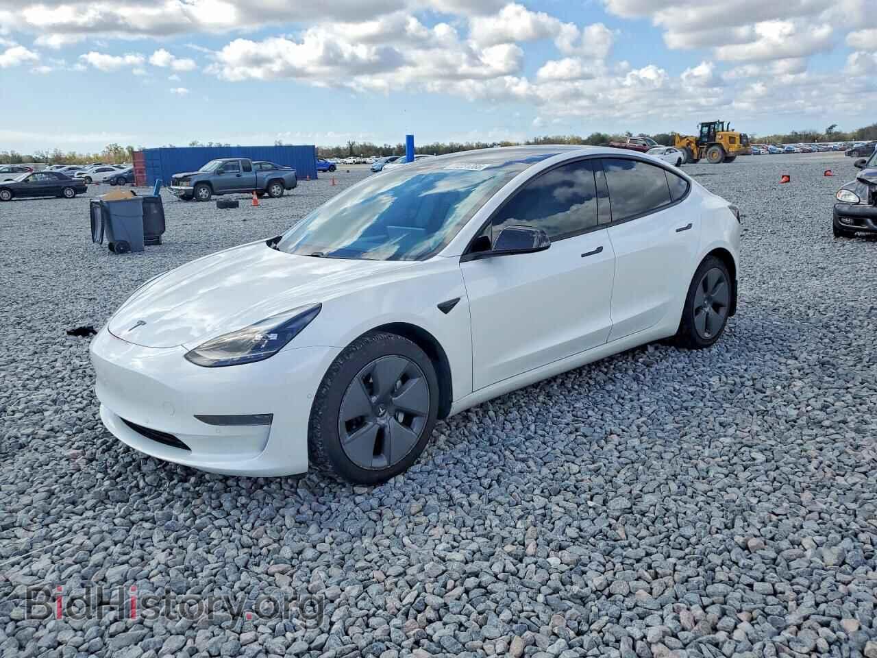 Photo 5YJ3E1EA3MF028811 - TESLA MODEL 3 2021