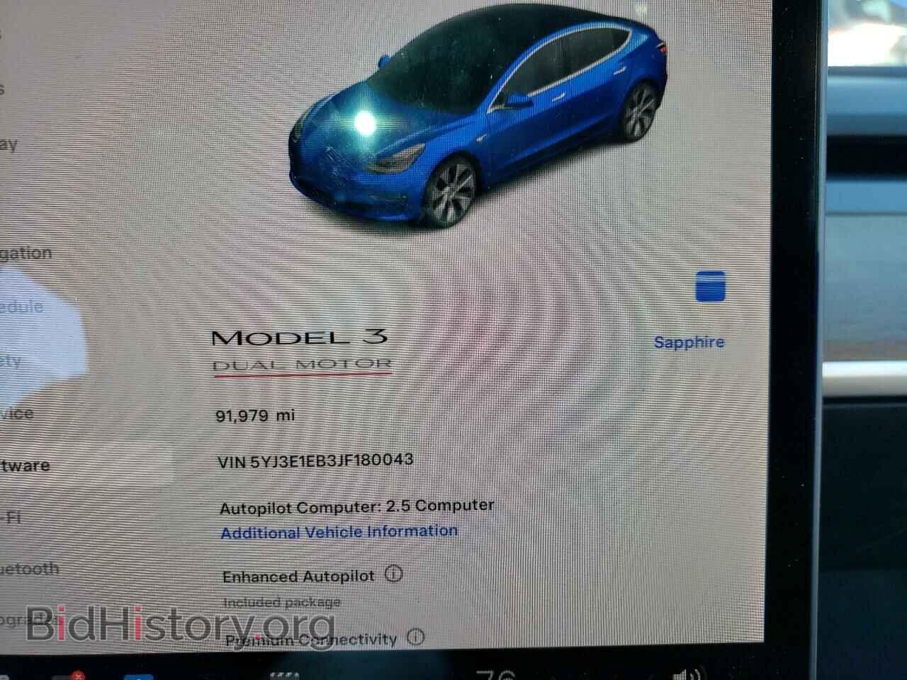 2018 TESLA MODEL 3 - VIN: 5YJ3E1EB3JF180043 - Фото 9