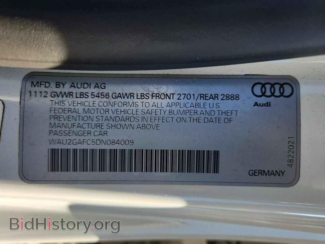 2013 AUDI A7 - VIN: WAU2GAFC5DN084009 - Photo 13