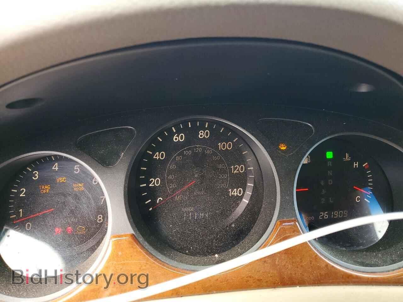 2005 LEXUS ES330 - VIN: JTHBA30G355059654 - Фото 9
