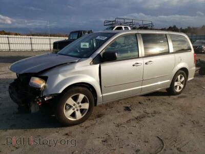 2013 Dodge CARAVAN SE, серебристый — VIN 2C4RDGBG1DR791875, Copart