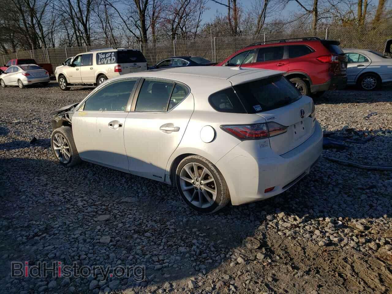 2012 LEXUS CT 200 - VIN: JTHKD5BH3C2103465 - Фото 2