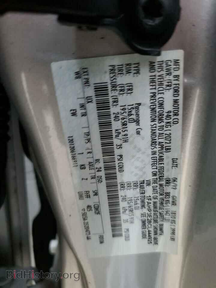 2012 FORD FOCUS - VIN: 1FAHP3E28CL444925 - Фото 12