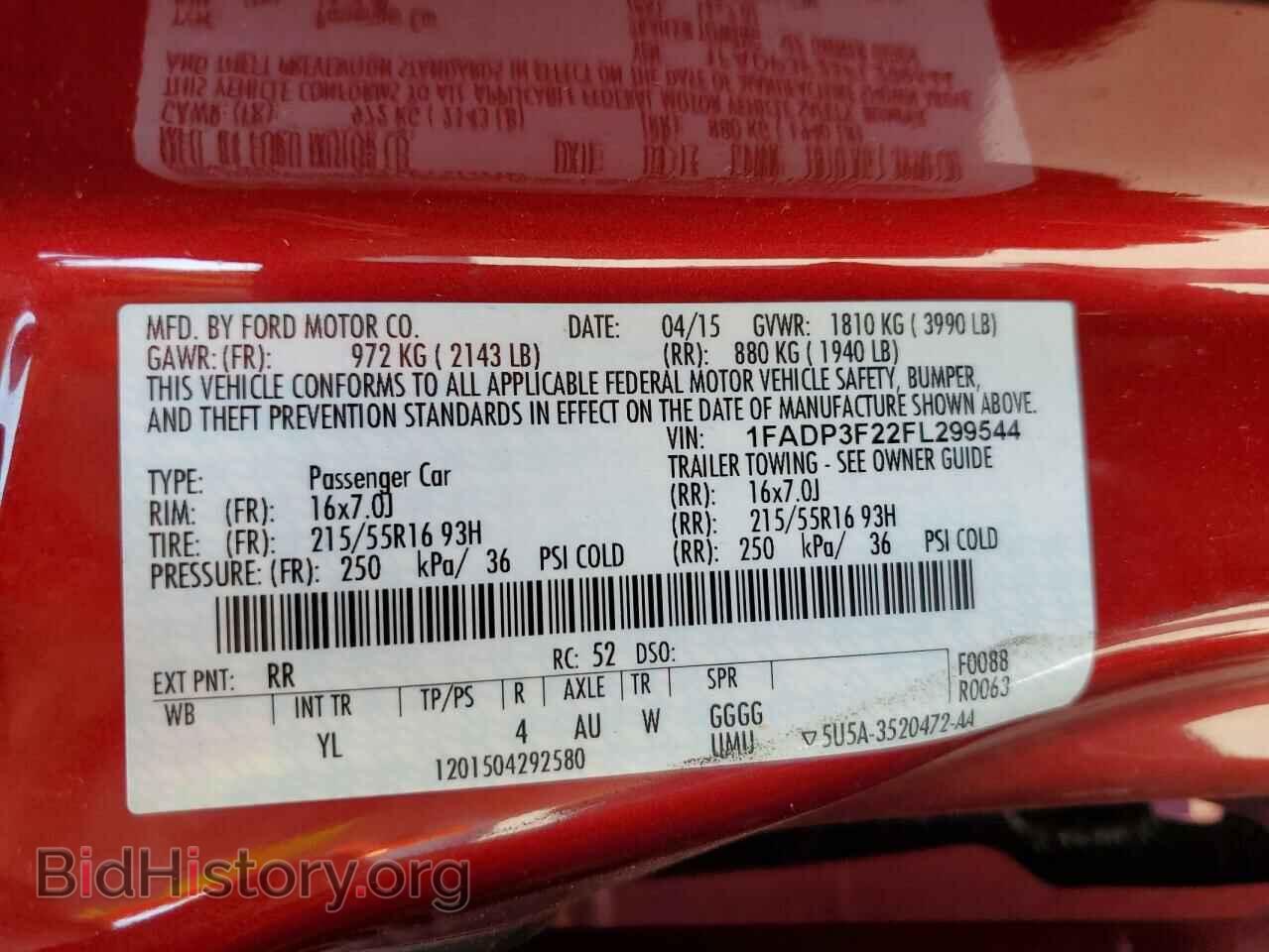 2015 FORD FOCUS - VIN: 1FADP3F22FL299544 - Photo 13