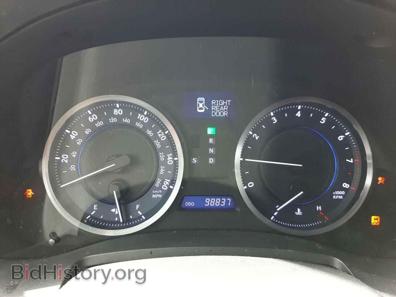 2012 LEXUS IS - VIN: JTHBF5C26C2103075 - Фото 9