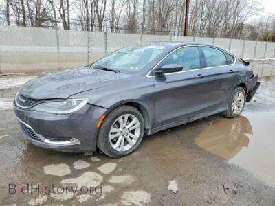 2016 Chrysler 200 Limited, черный — VIN 1C3CCCAB5GN128564, Copart