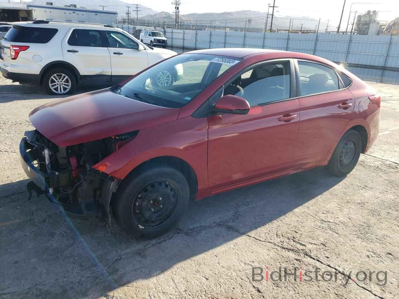 Report 3KPC24A68ME130168 HYUNDAI ACCENT 2021 RED GAS - price and damage ...