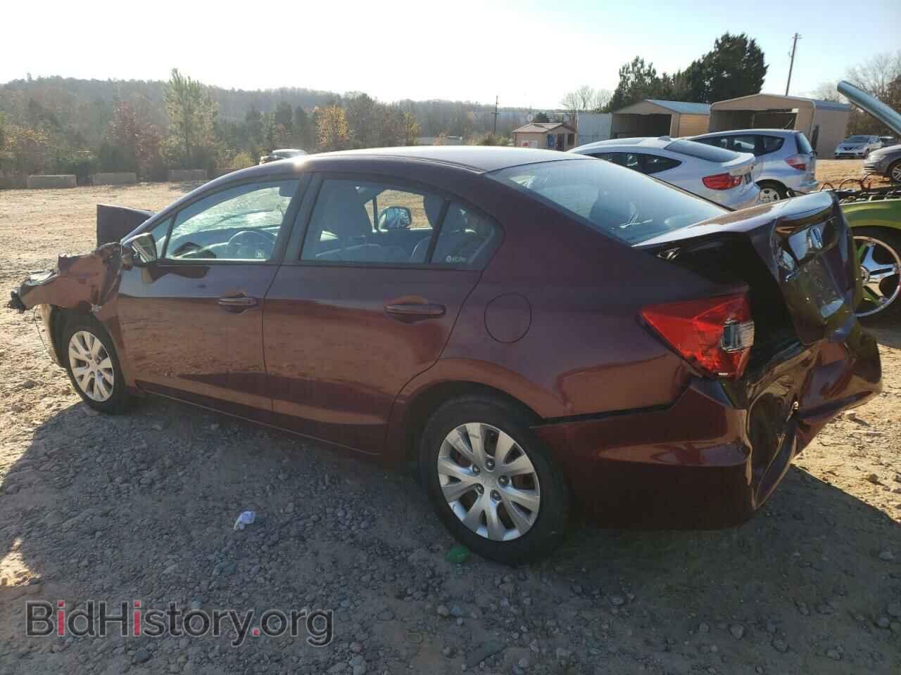 2012 HONDA CIVIC - VIN: 2HGFB2F59CH512666 - Фото 2