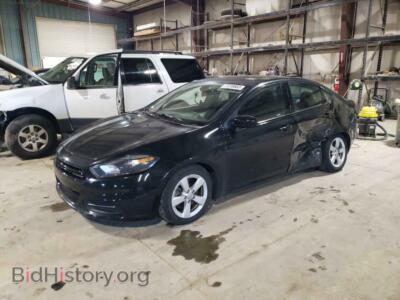 2015 Dodge DART SXT, черный — VIN 1C3CDFBB8FD345334, Copart