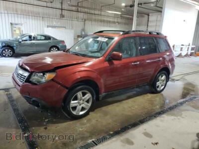2010 Subaru FORESTER 2.5X Limited, темно-бордовый — VIN JF2SH6DC4AH788620, Copart