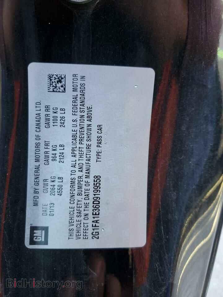 2013 CHEVROLET CAMARO - VIN: 2G1FA1E36D9199558 - Фото 12