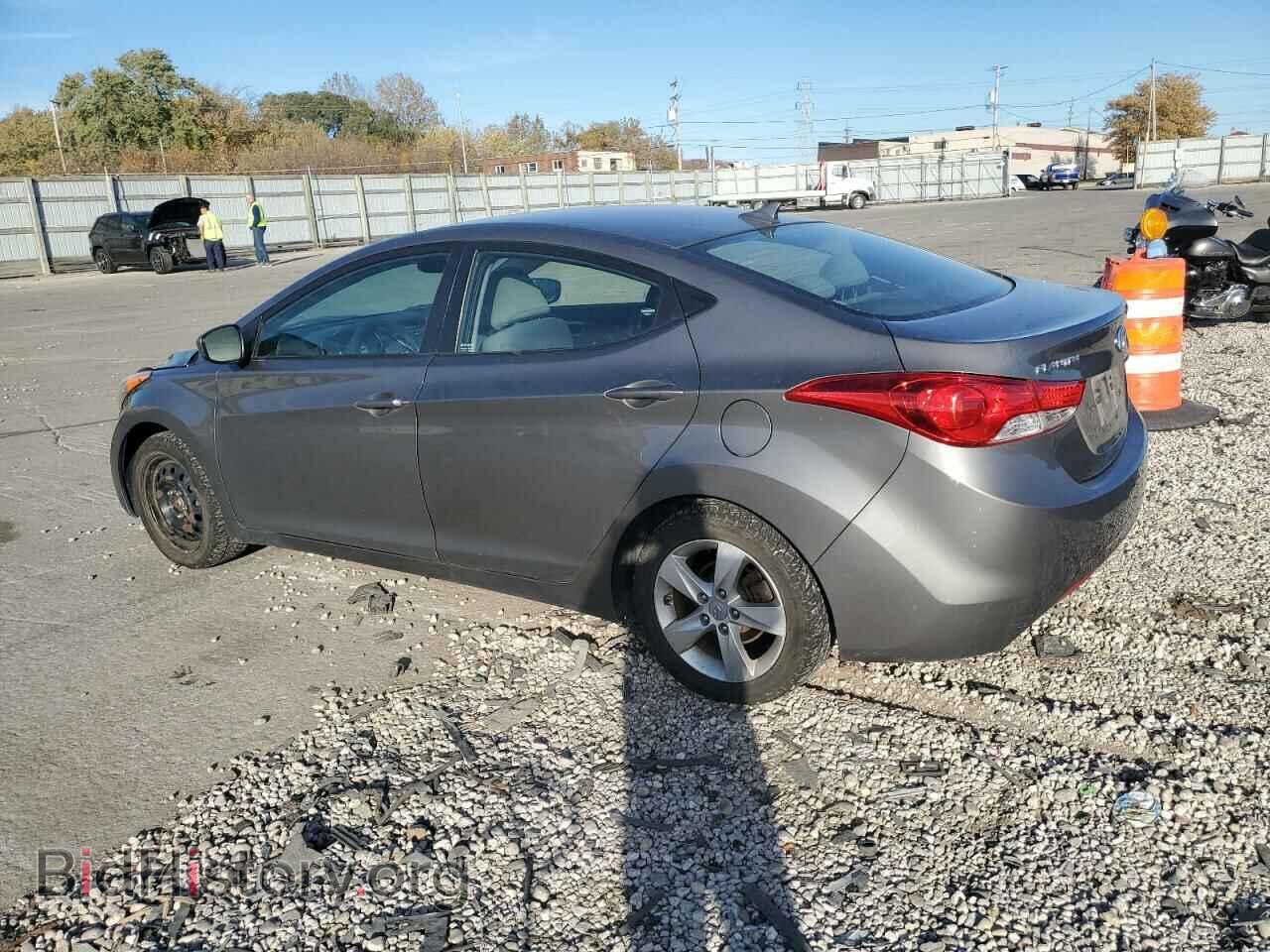 2012 HYUNDAI ELANTRA - VIN: 5NPDH4AE2CH111166 - Фото 2