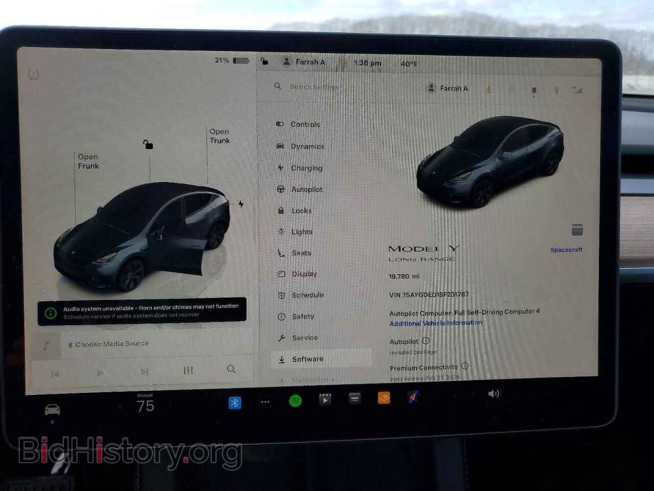 2025 TESLA MODEL Y - VIN: 7SAYGDED1SF231787 - Фото 9