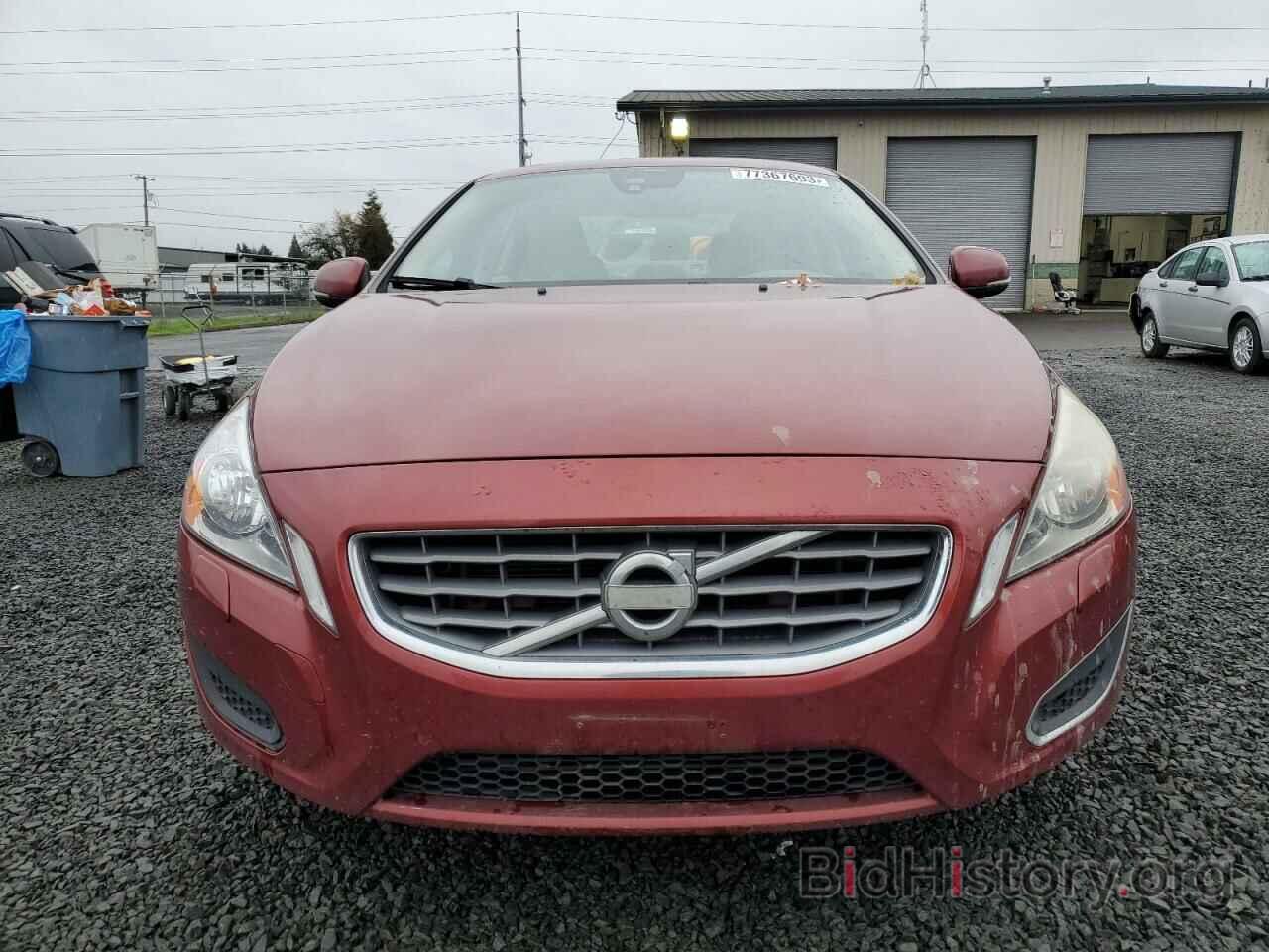Report YV1612FS3D2187315 VOLVO S60 2013 BURGUNDY GAS - price and damage ...