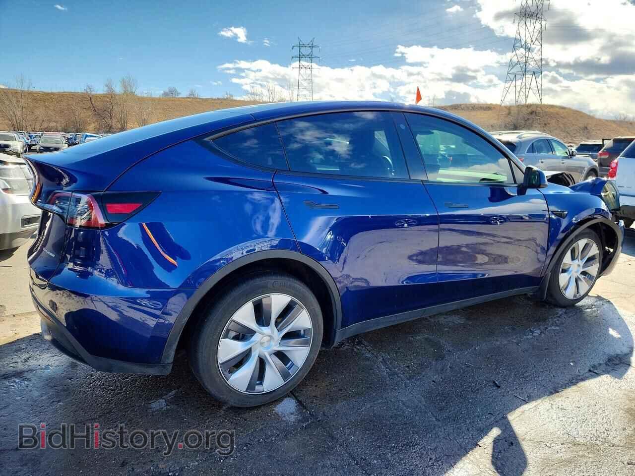 2022 TESLA MODEL Y - VIN: 7SAYGDEE4NA007570 - Фото 3