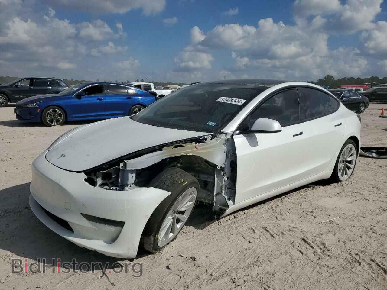 Photo 5YJ3E1EA0MF080543 - TESLA MODEL 3 2021
