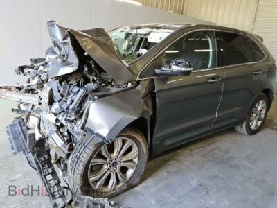 2022 Ford EDGE Titanium, серый — VIN 2FMPK4K97NBA95007, Copart