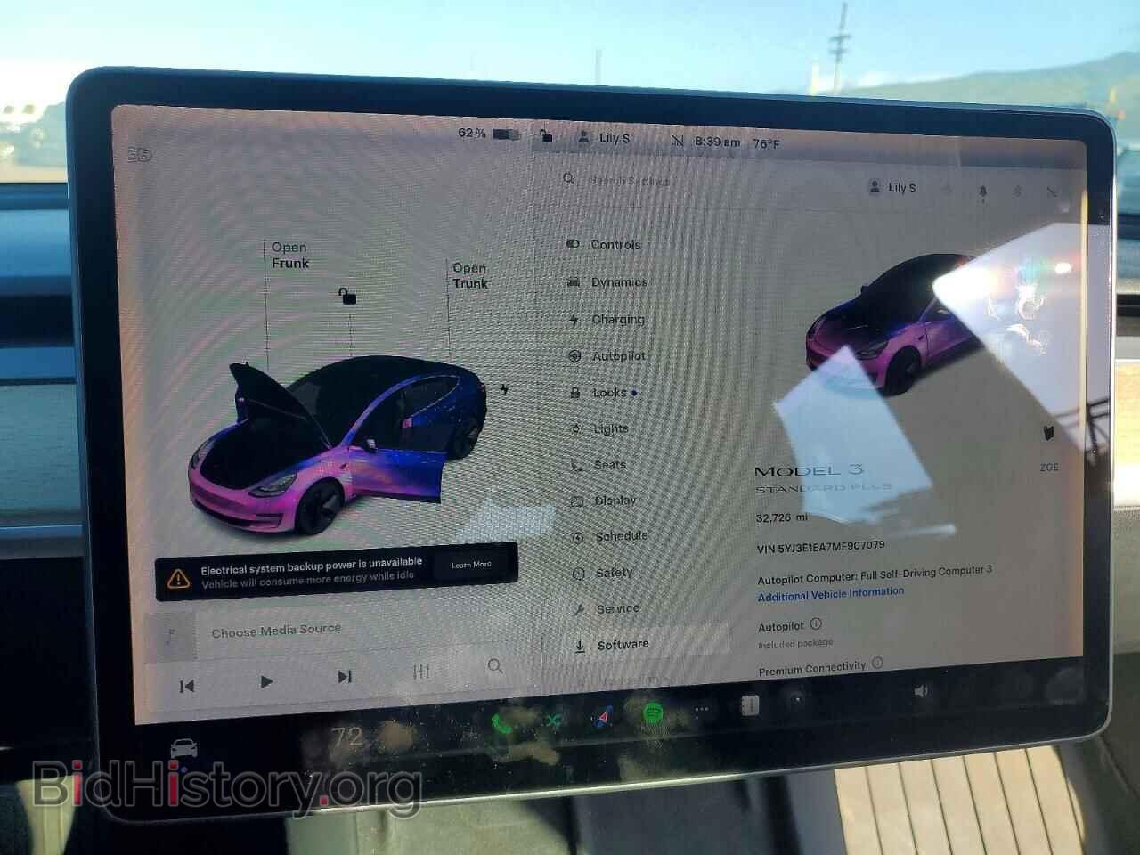 2021 TESLA MODEL 3 - VIN: 5YJ3E1EA7MF907079 - Photo 9